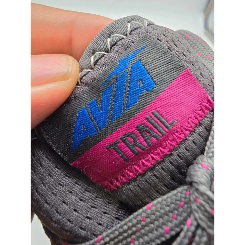 Avia All Terrain Trail Running Shoes Womens Size 8 Gray Pink WMAV41ES10 Sneaker